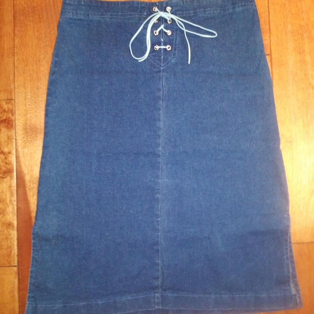 Styles Lace up pencil skirt